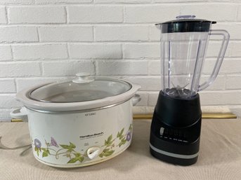 Hamilton Beach Slow Cooker Crock Pot And Walmart Blender