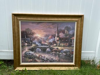 Peaceful Reflections, By James Lee Framed Print