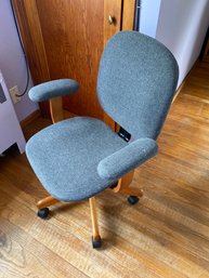 Office Desk Task Chair Fabric And Wood