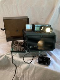 Slide Projector Bell And Howell Slide Cube RF60 Remote Focus Tested Working