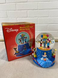 Walt Disney 100th Musical Birthday Water Snow Globe Limited Edition Mickey Minnie Mouse In Original Box