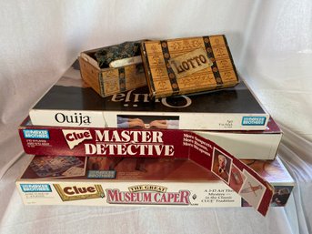 Collection Of Four Games Lotto Clue Ouija