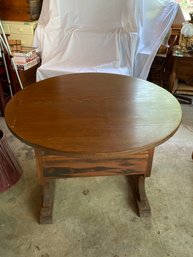 Solid Wood Table 39x29 Removable Top