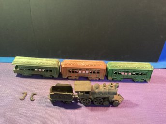 Second Old Train Lot, All Metal And Vintage, Great Shape