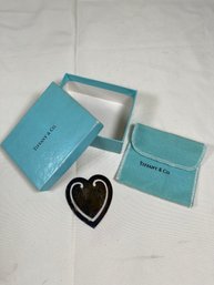 Tiffany & Co Sterling Silver Heart Shaped Bookmark 8.2 Grams