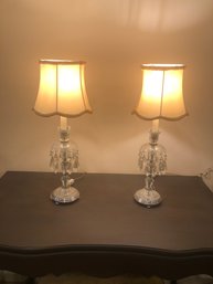 Vintage Matching Chandelier Lamps