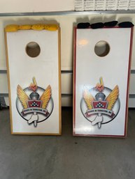 Bag Toss Boards With Bags