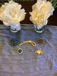 Signed Costume Jewelry Pins