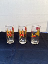 Revolutionary War Themed Glass Cups