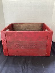 Antique Wooden Bordens Deposit Case