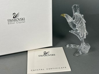 Swarovski Crystal Bald Eagle With Box