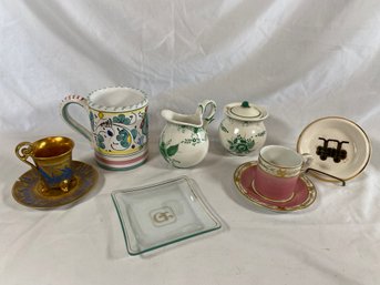 Assorted Ceramic Porcelain Collection: Casafina, Bonwit Teller, Royal Worcester