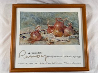 A Passion For Renoir Clark Art Institute Poster 16x14 Framed