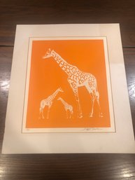 S. Martin Friedman Embosse Estate Stamped Limited Edition Lithograph, Pencil Signed
