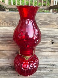 Red  Hurricane Lamp