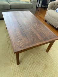 Rustic Pine Wood Coffee Table 46x28x17.25