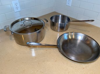 All Clad Stainless Steel Pots And Pan Collection