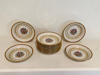 Limoges 12 Appetizer Bowls 5.25in Raynaud Co Swan Porcelain Dure Beautiful Chip Free