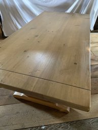 Country Farm Table Wood Thick Pine 72x35x29