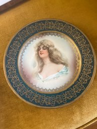 Austrian Pircelain Decorative Plate