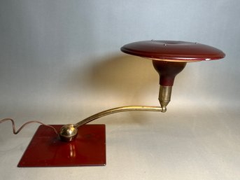 Vintage 1950s Wheeler Flying Saucer Lamp