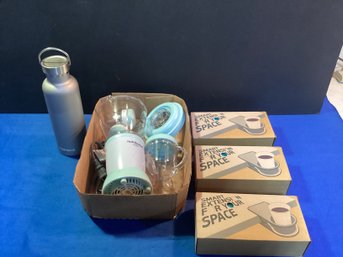 Baby Food Blender, Clean Water Bottle, (stainless Steel) Three Drink Holders Brand New