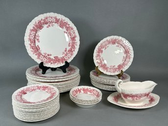Vintage Wedgwood Bramble Pink Set