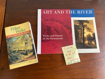 Art And The River Signed By Artists And Hike And Walks Of The Berkshire Hills