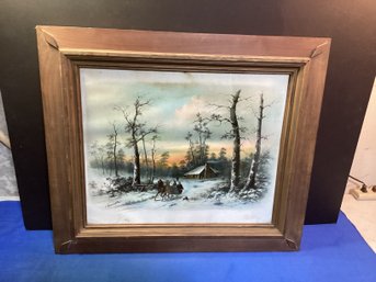 (Chandler )Chromo Llithograph Well Listed Artist, Very Old Piece