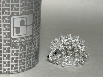 Swarovski Crystal Porcupine With Box