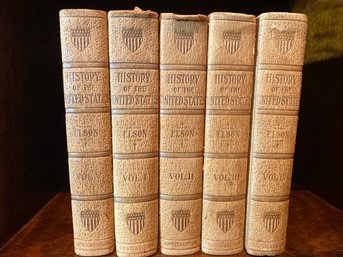 Five Volumes History Of The United States Of America By Henry William Elson