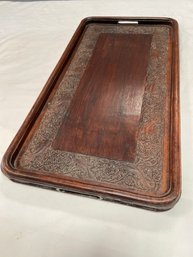 Asian Rosewood Tray 19.5x10.5