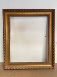 Lot 1 - Beautiful Wood Gold Leaf Frame Made In Italy 33.5x38.5in