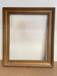 Lot 2 - Beautiful Wood Gold Leaf Frame Made In Italy 33.5x38.5