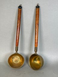 Antique Brass Ladles