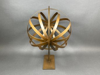 Crate & Barrel Decorative Metal Globe