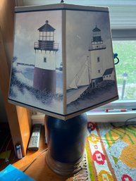 Nautical Inspired 'lighthouse' Lamp