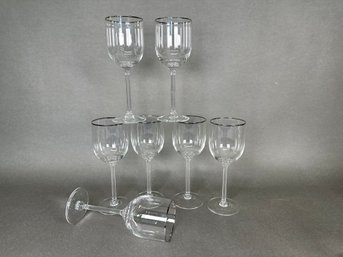 Lenox Platinum Rim Wine Glasses