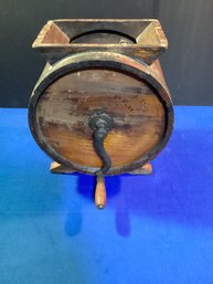 Wooden Butter Churner In Excellent Shape ,all There ,all Original , With Original Advertisement