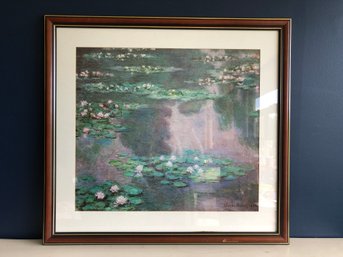 Framed Print Of Water Lilies, Monet