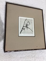 Well (listed Artist)(Charles Bragg)etching Number  5 Out Of 150, Pencil Signed Great Shape