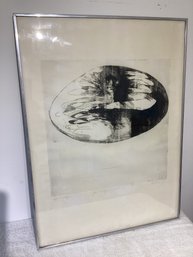 Well Listed Artist,( Leonard Baskin, )very Large, Etching Hand Signed In Pencil Artist Proof