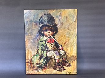 Barry Leighton 'The Artful Dodger' Print On Board