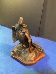 Signed And Numbered Bronze Signed (Northrup)in Excellent Shape Of A Grouse