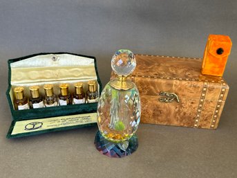 Collection Of Perfume & Bottles