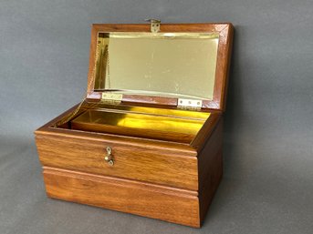 A Beautiful Wood Jewelry Box