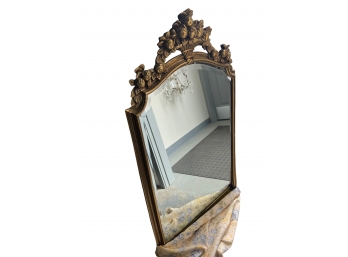 Large Ornate Gilded Wooden Mirror