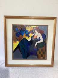 Itzchak Tarkay, Signed Serigraph, With Certificate Of Authenticity