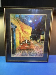 Large Vincent Van Gogh Print ,framed Under Glass, Double Matted, Great Shape.