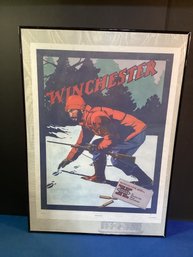 Winchester  Poster Under Glass And Wrapped In Plastic In Mint Shape